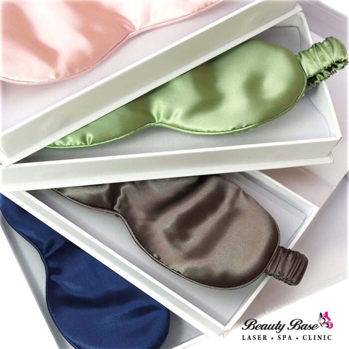 Silk eye mask Midnight silk eye mask - Image 3