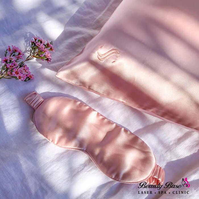 Silk eye mask Rose silk eye mask - Image 2